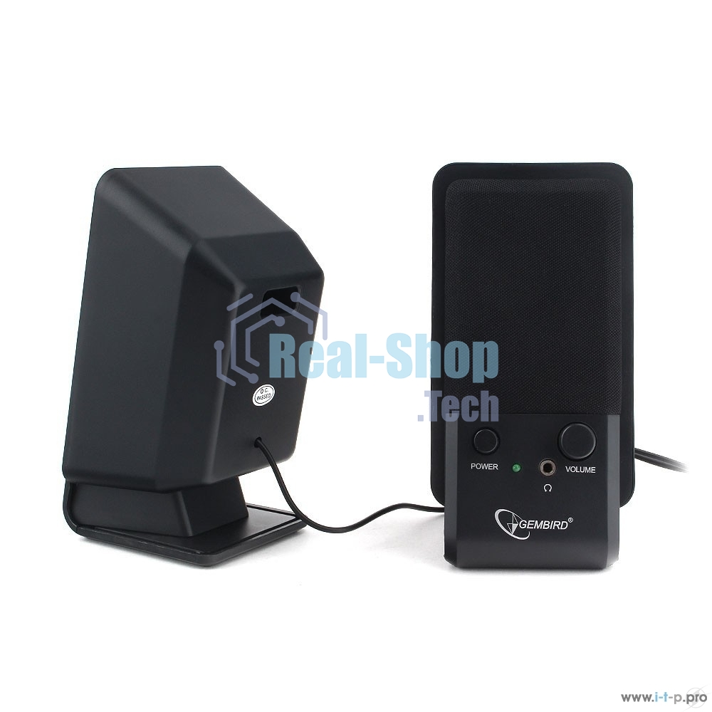Акустическая система Gembird SPK-510, черный, 6 Вт, рег. громкости, разъем для наушников,USB-питание