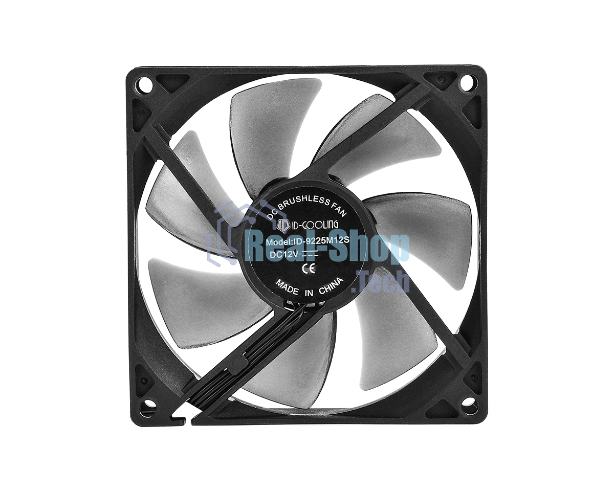 Вентилятор для корпуса ID-Cooling NO-9225-SD черный, 92 мм, 1500 об/мин, 29 дБ, 3 pin