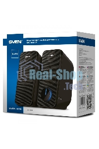 Портативная колонка Sven 470 12Вт черный