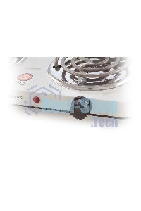 Плита настольная электрическая Centek CT-1509 (белая) 2конфорки ТЭН 140мм, 2000Вт, индикатор работы, усиленный корпус