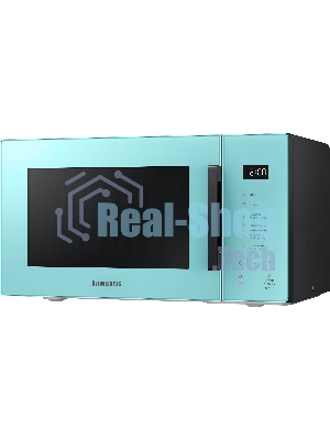 Микроволновая печь Samsung MG23T5018AN/BW голубой, 23 л, 800 Вт, переключатели - сенсор