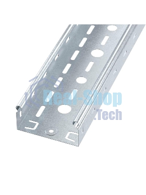 Лоток листовой перфорированный 100х50 L3000 сталь 0.6мм S3 ДКС SPL3510