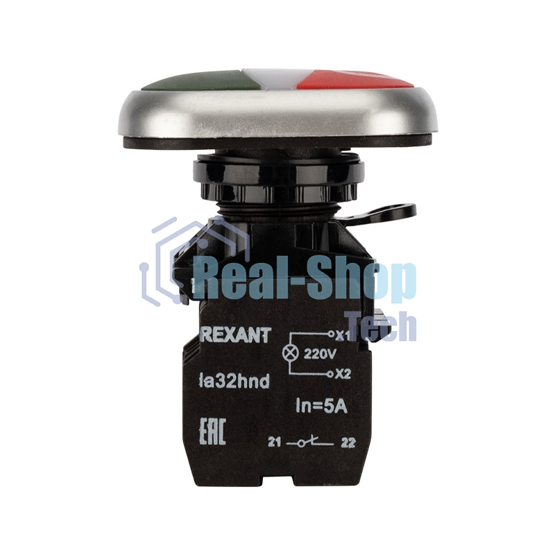 Кнопка LA32HN кр/зел. 