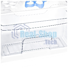 Холодильник Hyundai CT1551WT белый двухкамерный 98/33л морозилка сверху