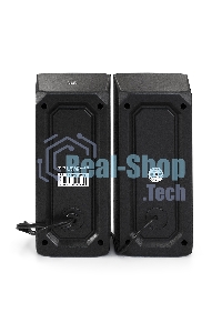 Акустическая система 2.0 ExeGate EX289686RUS Accord 220 (питание USB, 2х3Вт (6Вт RMS), 60-20000Гц, черный, RGb подсветка)