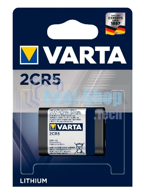 Батарея Varta Lithium 2CR5 (1шт) блистер
