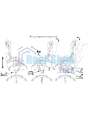 Кресло Бюрократ Zombie Predator Neo Black черный, экокожа, 120 кг, механизм качания
