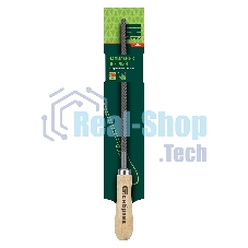 Напильник Сибртех, 200 мм, круглый, деревянная ручка