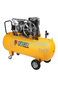 Компрессор воздушный Denzel BCI3000-T/200 рем. привод, 3,0 кВт, 200 литров, 530 л/мин