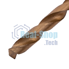 Сверло Matrix по металлу,10 мм, HSS, нитридтитановое покрытие, цилиндрический хвостовик