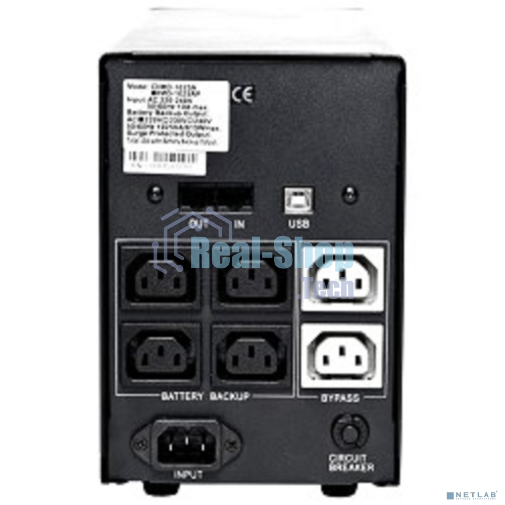 Источник бесперебойного питания Powercom Imperial IMP-1025AP 615Вт 1025ВА черный