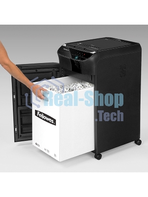 Шредер Fellowes AutoMax 350C (секр.P-4)/фрагменты/350лист./68лтр./скрепки/скобы/пл.карты/CD