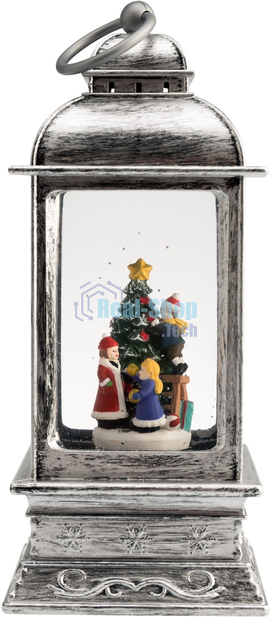 Декоративный фонарь Neon-night с эффектом снегопада и подсветкой 