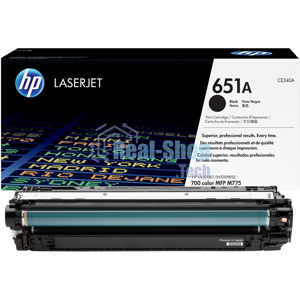 Картридж лазерный HP CE340A 651A черный для LaserJet 700 Color MFP 775 13500 стр.