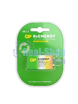 Аккумулятор GP 20R8H 9V Крона 9V NiMH 200mAh (1шт)