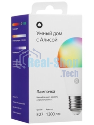 Умная лампа Yandex YNDX-00553 E27 11Вт 1300lm (упак.:1шт)