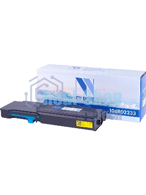 Картридж лазерный NVPrint совместимый Xerox 106R02233 Cyan для Phaser 6600/WC6605 (6000k)