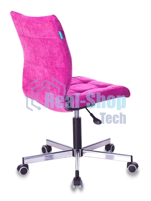 Кресло Бюрократ CH-330M/LT-15 малиновый, экокожа, 120 кг, механизм качания, без подлокотников