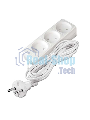 Удлинитель быт. ТМ Союз 1300 Вт 3 гн. ШВВП 3 м 481S-0303