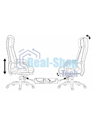 Кресло Бюрократ DAO/BROWN коричневый, кожа