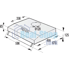 Вытяжка подвесная Gorenje WHU629EX/M нержавеющая сталь, 60 см, 249 м³/ч, 67 дБ
