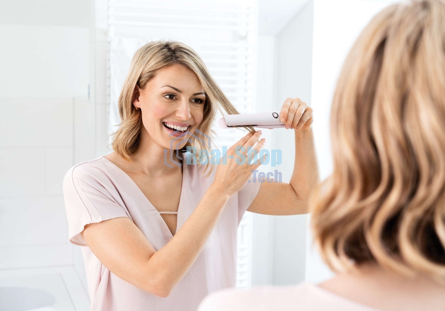 Выпрямитель Beurer HS20 45Вт розовый (макс.темп.:200С)