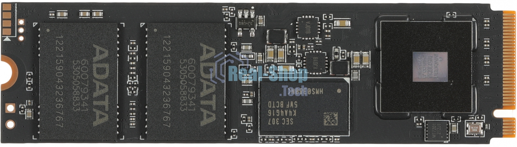 Накопитель SSD ADATA XPG BLADE S70, 1Tb, PCIe 4.0 x4, M.2 2280, NVMe, R/W 7400/5500, с радиатором