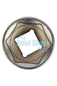 Головка торцевая Matrix, 24 мм, 6-гранная, CrV, под квадрат 1/2