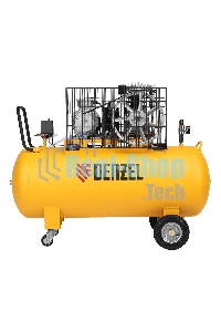 Компрессор воздушный Denzel BCI3000-T/200 рем. привод, 3,0 кВт, 200 литров, 530 л/мин