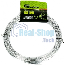 Проволока стальная Сибртех 50 м, оцинкованная, термообработанная 1,0 мм