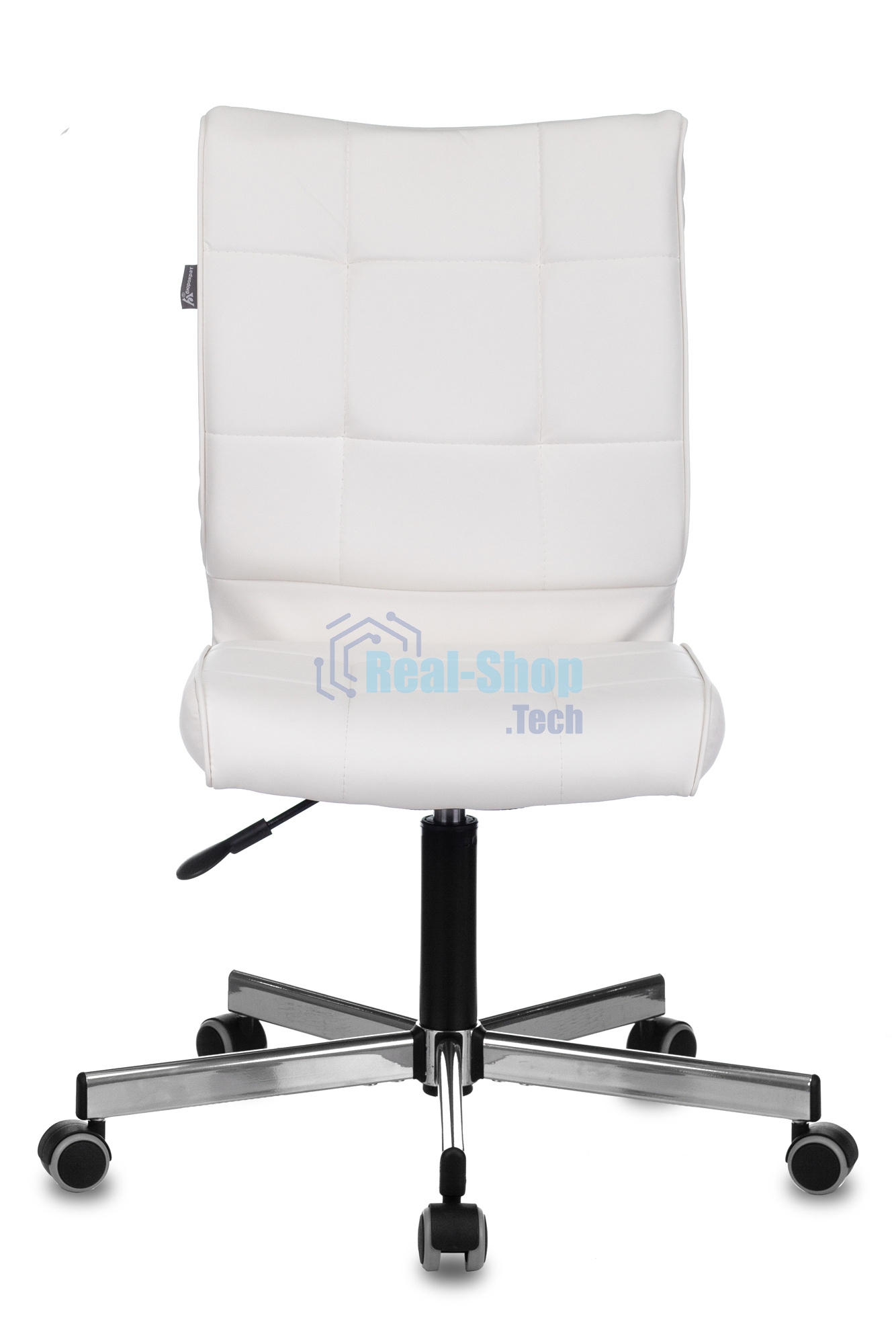 Кресло компьютерное Бюрократ CH-330M белый Lincoln 100, искусственная кожа, крестовина металл хром