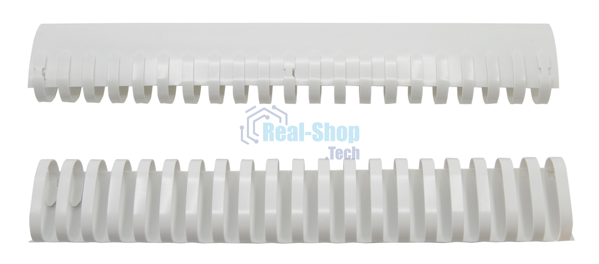 Пружины для переплета пластиковые Silwerhof d=45мм 341-410лист A4 белый (50 шт) Daily