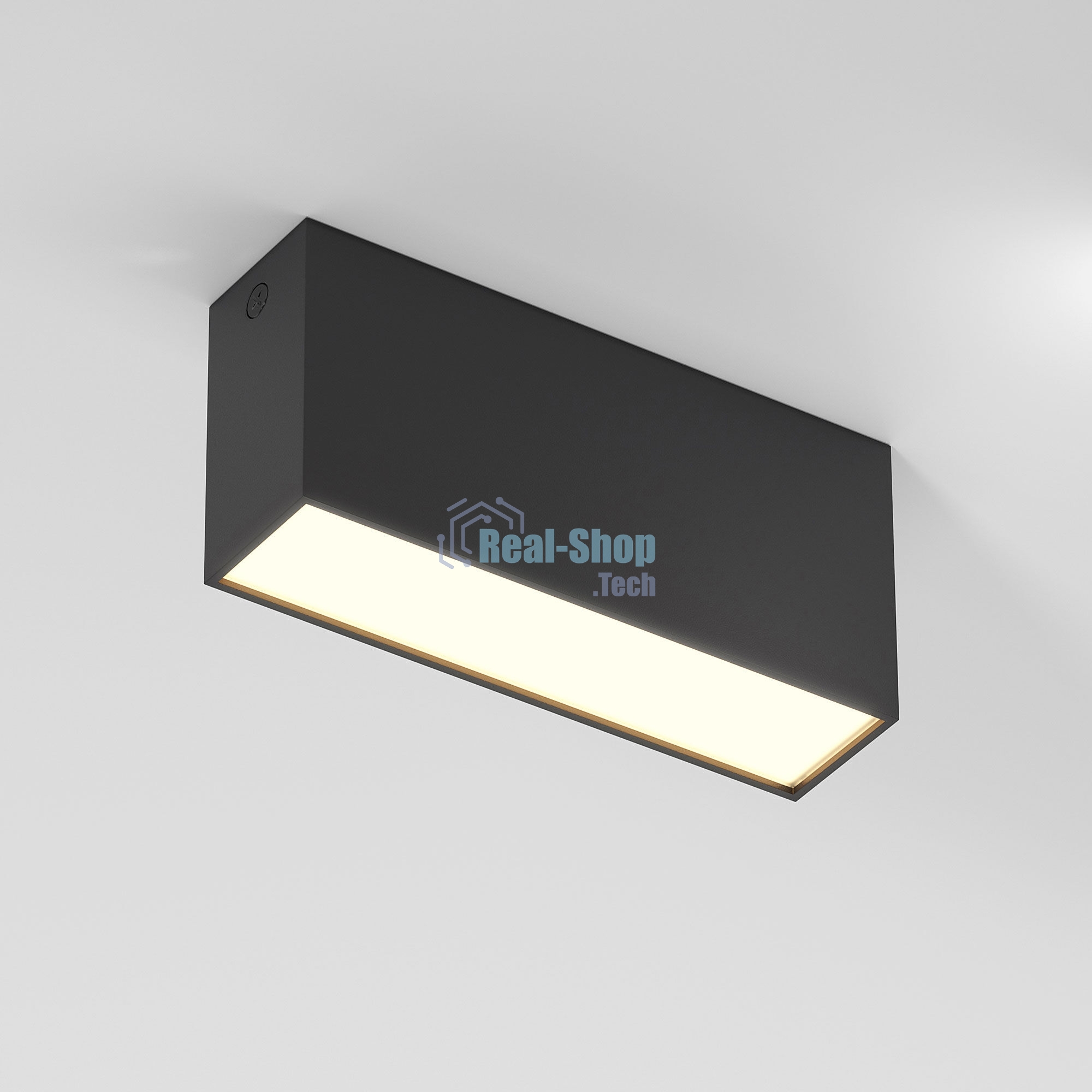 25109/LED 10W 3000K / Светильник потолочный светодиодный / черный