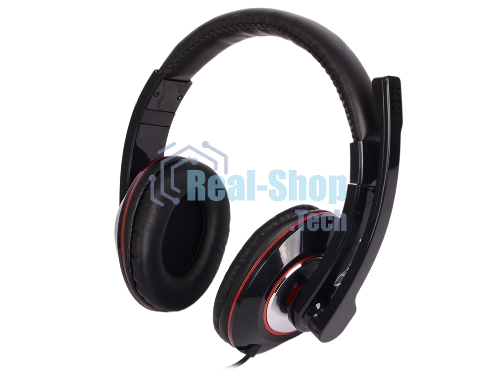 Наушники Gembird MHS-780B Гарнитура стерео черный регулятор громкости