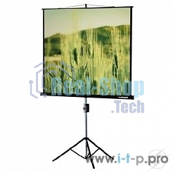 Экраны LUMIEN Lumien Экран на треноге 180x180 см Eco View LEV-100102 1:1 с возможностью настенного крепления