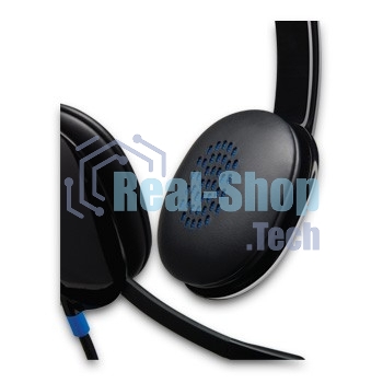 Гарнитура Logitech USB Headset H540 чёрный, проводная, USB