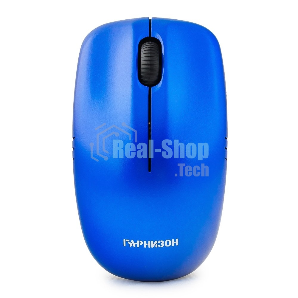 Мышь беспроводная Гарнизон GMW-400B синий, 1200 dpi, радиоканал, USB, кнопки - 3