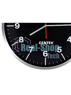 Часы настенные Centek СТ-7100 черный