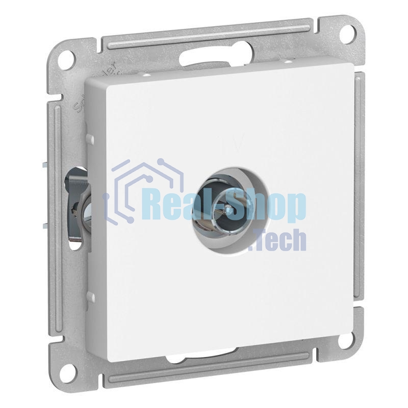 Механизм розетки TV AtlasDesign оконечный 1DB белый SchE ATN000191