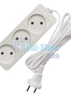 Удлинитель быт. ТМ Союз 1300 Вт 3 гн. ШВВП 1,5 м 481S-0301