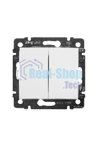 Выключатель Valena двойной выключатель/белый