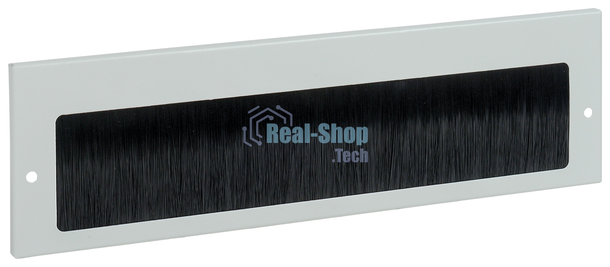 Щеточный кабельный ввод 390х115 мм, серый ITK