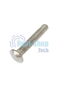 Болт мебельный Kranz DIN 603, 10х50, короб (25 шт./уп.)