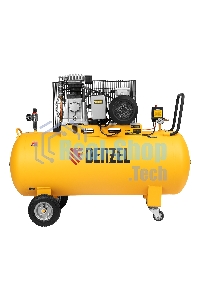 Компрессор воздушный Denzel BCI3000-T/200 рем. привод, 3,0 кВт, 200 литров, 530 л/мин