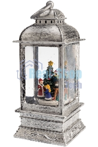 Декоративный фонарь Neon-night с эффектом снегопада и подсветкой 