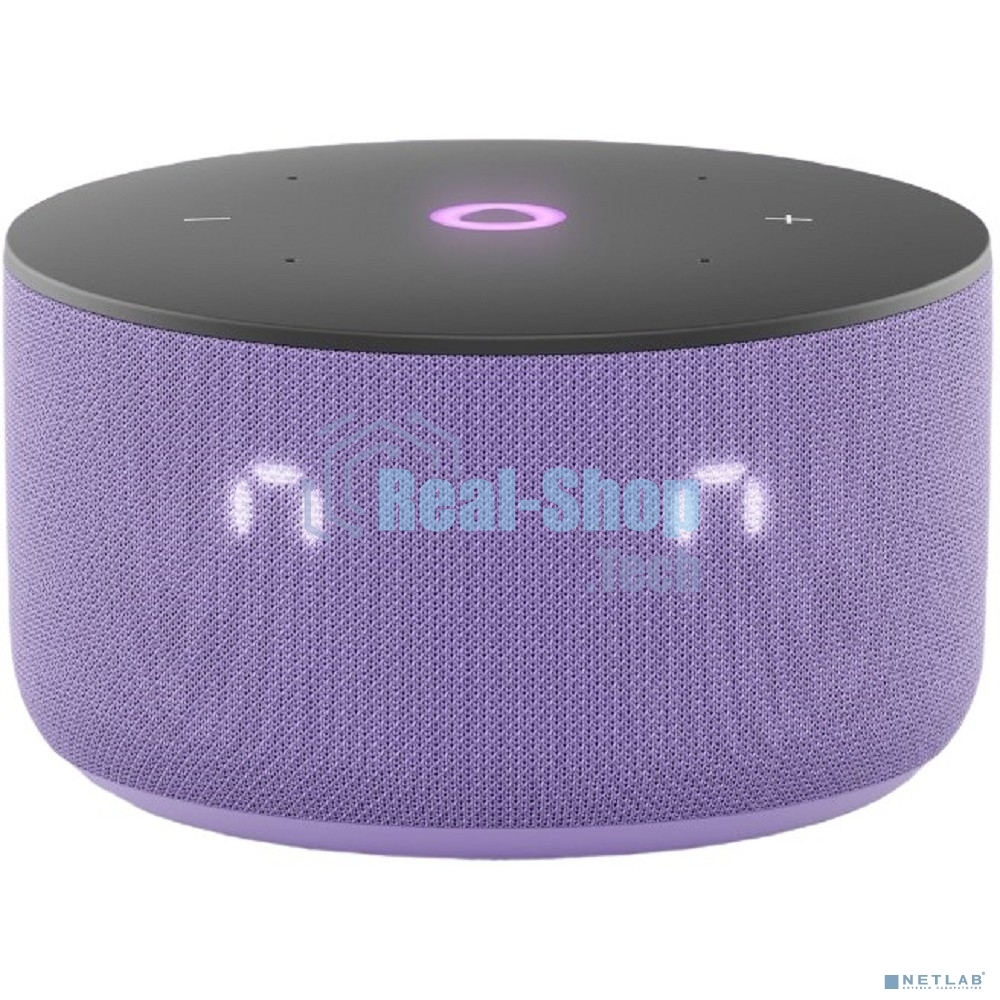Умная колонка Yandex Станция Мини 3 Алиса лиловый 12W 1.0 BT/Wi-Fi (YNDX-00027LIL)