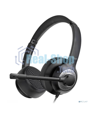 Гарнитура Acer OHW309 чёрный, проводная, USB/mini jack 3.5 мм