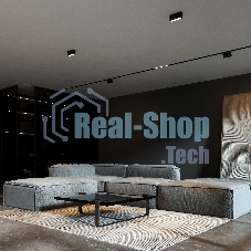 25109/LED 10W 3000K / Светильник потолочный светодиодный / черный