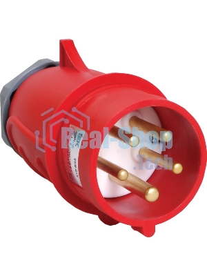Вилка переносная IEK PSN02-016-5 ССИ-015 16А-6ч/200/346-240/415В 3Р + РЕ+ N IP44 MAGNUM IEK