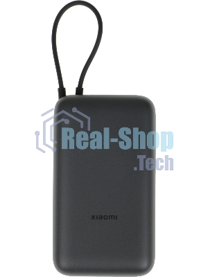 Портативный аккумулятор Xiaomi BHR9740GL 20000mAh QC3.0/PD2.0 22.5W 3A USB-A/USB-C темно-серый